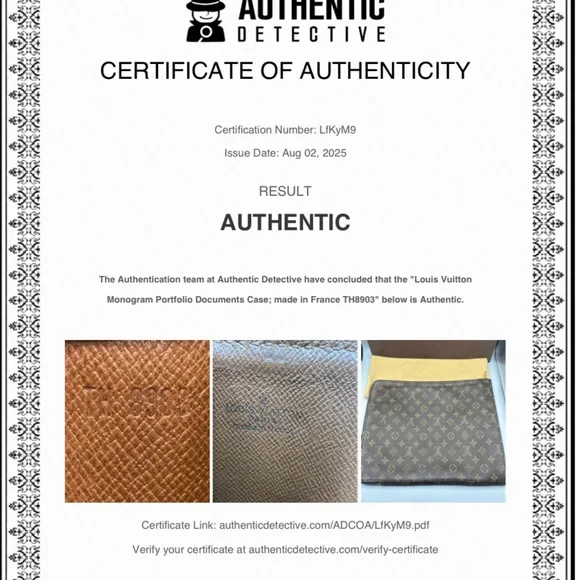 Louis Vuitton monogram posh documents holder - Picture 10 of 10